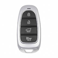 Coque de clé télécommande intelligente Hyundai 3+1 boutons SUV