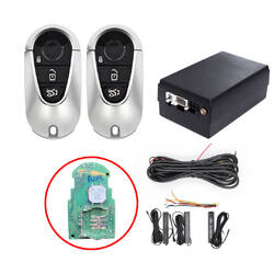 Keyless Entry Kit For Mercedes FBS4 cars works with Factory OEM Push Start Button (Add Key) ESW309C-BE3