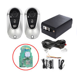 Keyless Entry Kit For Mercedes FBS4 cars works with Factory OEM Push Start Button (Add Key) ESW312-BE3-A