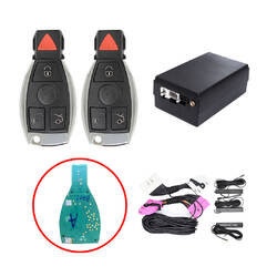 Keyless Entry Kit For Mercedes FBS4 cars works with Factory OEM Push Start Button (Add Key) ESW312-BE/BE4-B
