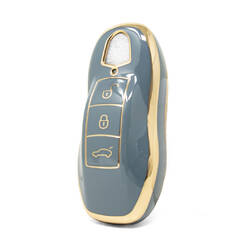 Nano High Quality Cover For Porsche Remote Key 3 Buttons Gray Color PSC-A11J