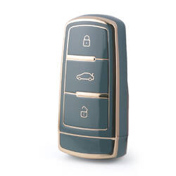 Nano High Quality Cover For Volkswagen Passat Remote Key 3 Buttons Gray Color VW-C11J