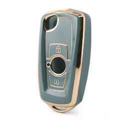 Nano – couvercle de haute qualité pour clé télécommande Dongfeng, 2 boutons, couleur grise, DF-C11J