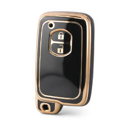 Capa nano de alta qualidade para chave remota Toyota 2 botões cor preta TYT-H11J2