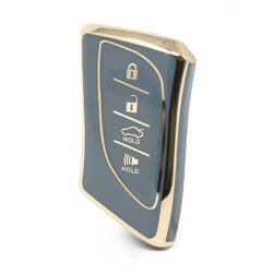 Nano High Quality Cover For Lexus Remote Key 4 Buttons Gray Color LXS-B11J4