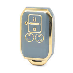 Nano High Quality Cover For Suzuki Remote Key 4 Buttons Gray Color SZK-B11J