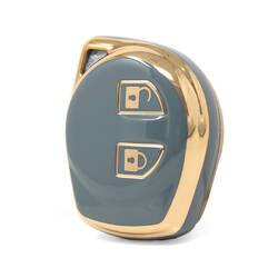 Nano High Quality Cover For Suzuki Remote Key 2 Buttons Gray Color SZK-D11J