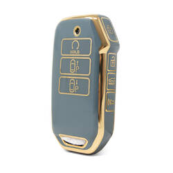 Nano – couvercle de haute qualité pour clé télécommande Kia, 7 boutons, couleur grise, KIA-H11J7