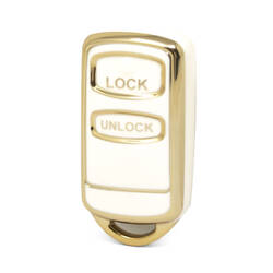 Nano High Quality Cover For Mitsubishi Remote Key 2 Buttons White Color MSB-B11J2