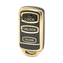 Nano High Quality Cover For Mitsubishi Remote Key 3 Buttons Black Color MSB-B11J3