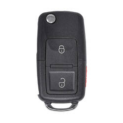 Volkswagen Flip Remote Key Shell 2+1 Buttons with Header