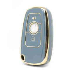 غطاء نانو عالي الجودة لمفتاح ريموت الحائط العظيم 3 ازرار لون رمادي GW-A11J