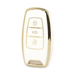 غطاء نانو عالي الجودة لمفتاح ريموت الحائط العظيم 3 ازرار لون ابيض GW-B11J3