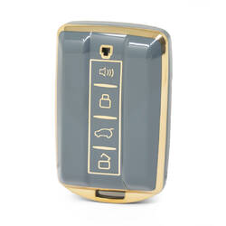 غطاء نانو عالي الجودة لمفتاح ريموت الحائط العظيم 4 ازرار لون رمادي GW-C11J