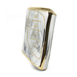 Nano High Quality Marble Cover For Lexus Remote Key 4 Buttons White Color LXS-B12J4