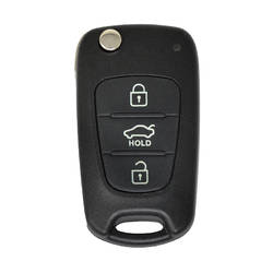 KIA Hyundai Flip clé à distance Shell 3 boutons berline HYN14R lame