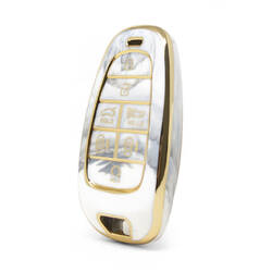 Cover in marmo Nano di alta qualità per chiave remota Hyundai 7 pulsanti colore bianco HY-H12J7