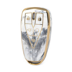 Nano High Quality Marble Cover For Changan Remote Key 5 Buttons White Color CA-C12J5
