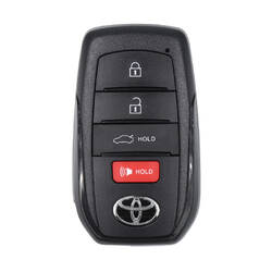 Toyota Crown 2023 Chave Remota Inteligente Genuína 3+1 Botões 312.11/314.35MHz 8990H-30190 / 8990H-30191