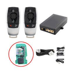 Keyless Entry Kit For Mercedes FBS4 cars works with Factory OEM Push Start Button (Add Key) ESW312-01-PP-BE24