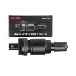 Autel CV-001 Black Metal Press-IN Valve Stem for MX 1-Sensor Press-IN Universal TPMS Sensors