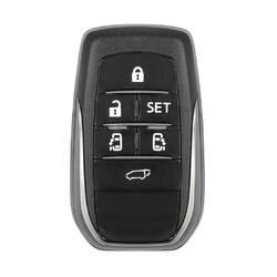 Coque de clé télécommande intelligente Toyota Alphard Vellfire 6 boutons
