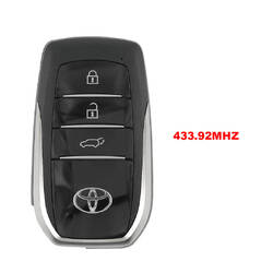 Toyota Land Cruiser GR 2022-2024 Chave Remota Inteligente Genuína 3 Botões 433,92 MHz 8990H-60411