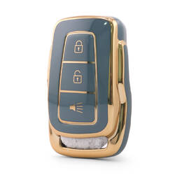 Nano High Quality Cover For Proton Remote Key 3 Button Gray Color PT-C11J