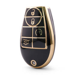 Nano High Quality Cover For Dodge Remote Key 4 Button Black Color Dodge-A11J4B