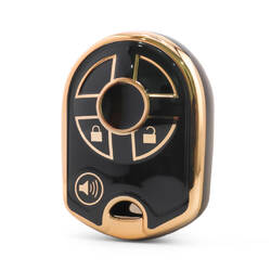 Funda nano de alta calidad para llave remota Ford de 3 botones, color negro, Ford-K11J3