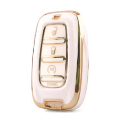 Nano High Quality Cover For Chrysler Remote Key 4 Button White Color CRSL-B11J4