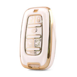 Nano High Quality Cover For Chrysler Remote Key 6 Button White Color CRSL-B11J6