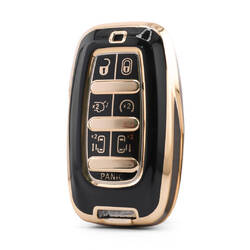 Nano High Quality Cover For Chrysler Remote Key 7 Button Black Color CRSL-B11J7