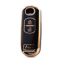 Funda nano de alta calidad para llave remota Mazda de 3 botones, color negro MZD-A11J3B