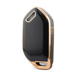 Housse Nano de haute qualité pour clé télécommande Kia 5 boutons couleur noire KIA-S11J5