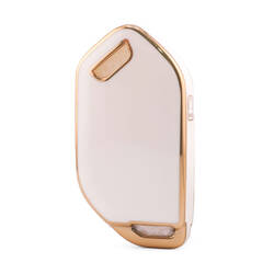 Housse Nano de haute qualité pour clé télécommande Kia 5 boutons couleur blanche KIA-S11J5