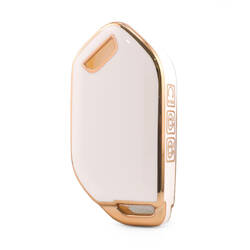 Housse Nano de haute qualité pour clé télécommande Kia 7 boutons couleur blanche KIA-S11J7A