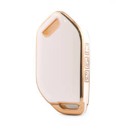 Housse Nano de haute qualité pour clé télécommande Kia 7 boutons couleur blanche KIA-S11J7B