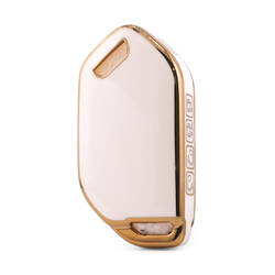 Housse Nano de haute qualité pour clé télécommande Kia 9 boutons couleur blanche KIA-S11J9