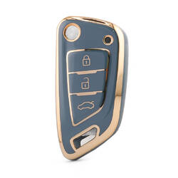 Coque Nano de haute qualité pour clé télécommande Xhorse 3 boutons couleur grise XH-B11J3