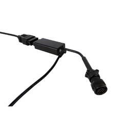 Jaltest JDC537A - Cabo de diagnóstico MTU de 10 pinos para motores estacionários