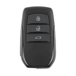 Chave remota inteligente Toyota Corolla 2024 com 3 botões, 433,58/434,42 MHz, modelos 8990H-02440 / 8990H-02441 / 8990H-02420 / 8990H-02411