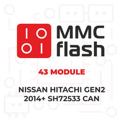 MMCFlash - 43 Module, Nissan Hitachi GEN2 2014+ SH72533 CAN