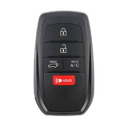 Toyota Rav4 2021 Chave Remota Inteligente 4+1 Botões 312.11/314.35MHz 8990H-42380 / 8990H-42381 / 8990H-42A50