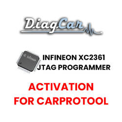 DiagCar Infineon XC2361 JTAG Programmer Activation for CarProTool