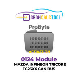 GromCalcTool 0124  Module Mazda INFINEON TRICORE TC23XX CAN BUS