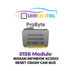 GromCalcTool 0156 Module NISSAN INFINEON XC23XX RESET CRASH CAN BUS