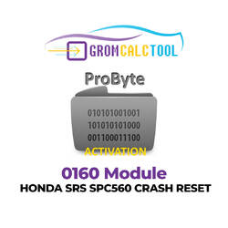 Module GromCalcTool 0160 RÉINITIALISATION DU CRASH HONDA SRS SPC560