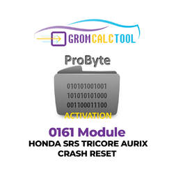 Module GromCalcTool 0161 RÉINITIALISATION DU CRASH HONDA SRS TRICORE AURIX