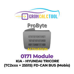 GromCalcTool 0171 Modulo KIA - HYUNDAI TRICORE (TC2xxx + 25515) FD-CAN BUS (Mobis)